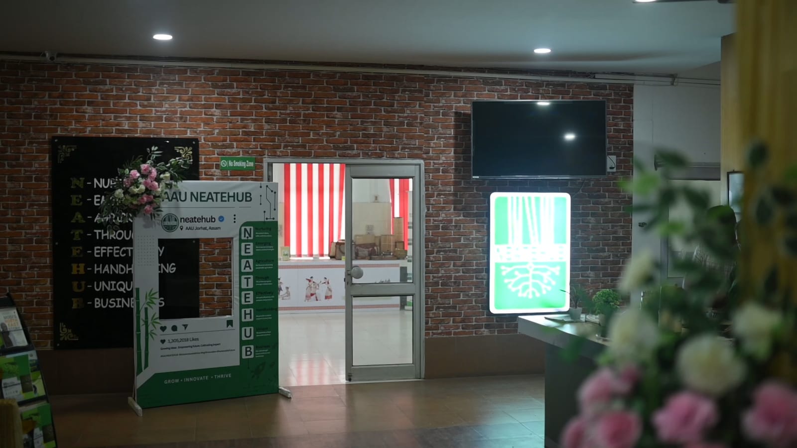 Inside the NEATEHUB incubator at AAU Jorhat